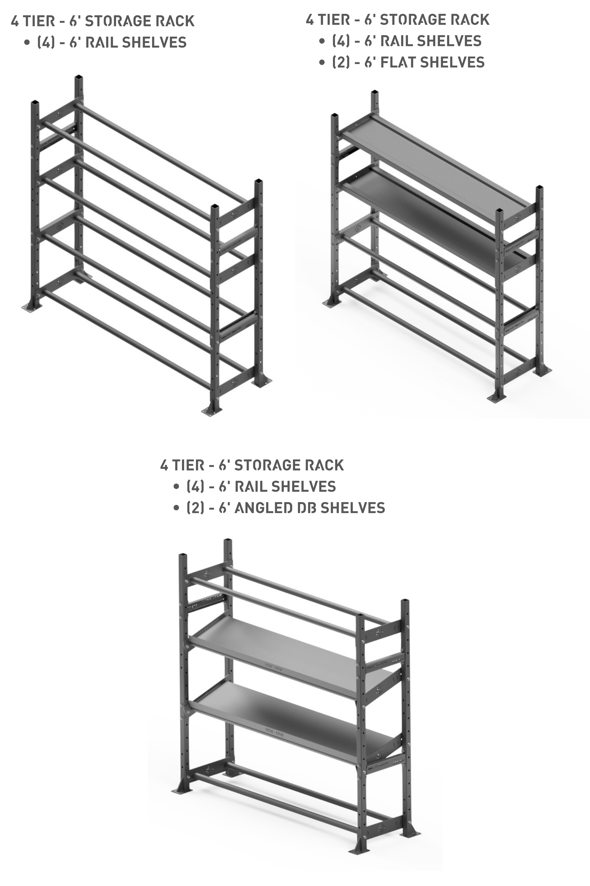 4-Tier Modular Storage Shelf